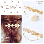 【２way♪】＊celebrate star＊  バレッタ