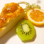 *限定*チーズケーキ×キウイ×スライスオレンジのバッグチャーム*20cm*