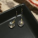 再販🎶     雪の結晶まんまるキラキラピアス
