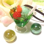 3時のおやつだよ♡メロンソーダペンダント