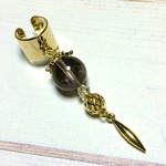 【送料無料】　ライトアメジストのイヤーカフ