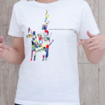 【TL04】月と動物達 Tシャツ