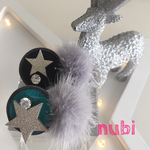  new⭐️️アシメトリーカラー ミンクと雫のピアス