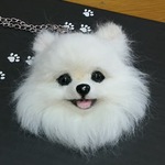 ポメラニアン チャーム  羊毛フェルト②