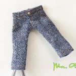 オビツ11 ストレートパンツ：デニム