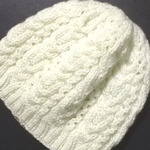 SALE🌟控えめラメのホワイトニットキャップ