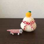 たためる手編み鏡餅