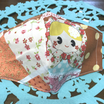 大人用立体マスク♡レトロな女の子♡ハンドメイド