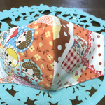可愛いレトロな女の子達♡大人用立体マスク♡ハンドメイド