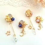 流星✯ピアス・イヤリング