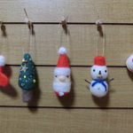 M様リクエスト品★羊毛フェルト★サンタさんオーナメント