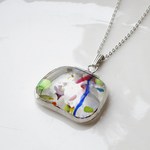 ステンドグラス　ガラス　ネックレス　A6