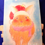 サンタうさぎさんのポスター