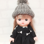 再)黒リボン ワンピース メルちゃん