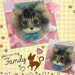 cosa-k様 猫にゃんこ羊毛フェルトストラップ