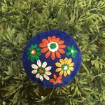 カラフルなお花の刺繍ブローチ✴︎73
