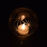東京切子（花切子）LEDランプ　「千代紙」 