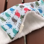 ◼︎494 今治タオル&ダブルガーゼ 大判ハンカチ お洒落あなぐま