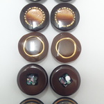 15ｍｍ◇10個入◇　♡再々販♡　ブラウン　ペアアソート秋冬ボタン