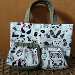 パンダ　ミニトートバッグ　感謝の3点セット