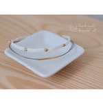 set bracelet (White,gray)