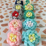 もこもこフェルトのお花☺︎ヘアピン