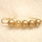 コットンパールのストールピン　MatGold（gold）