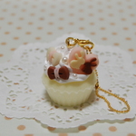 ふわぷに♪仲良しうさぎのカップケーキ／キーホルダー