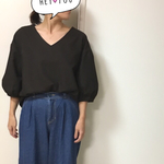 再♡ゆるふわ♡パフスリーブトップス