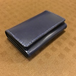本革名刺入れ。名入れ無料。ルガトショルダー。