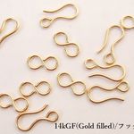 14kGF(Gold filled)/フック留具セット　1セット(@380)