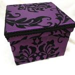 新作❗️️カルトナージュボックス 布箱 小物入れ ダマスク