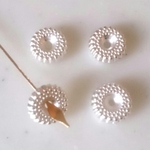 Vintage Silver Tire Disc Beads 《484》