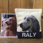 mi2288様オーダー品❤︎愛犬の刺繍ポーチ