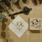 No.482 モモンガ？ムササビ？はんこ