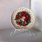 シャドーボックス    クリスマスリース　イーゼル付き