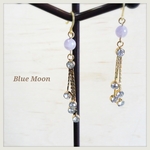 ラベンダーアメジスト　bijou・ピアス