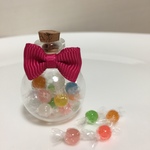 ミニチュア 瓶入りキャンディ