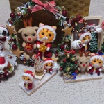 ＊pontatan 様　オーダー商品 ねこちゃん＆ワンちゃんクリスマスシリーズ　全6点＊