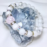 care.〜クラック水晶ブレスレッド〜