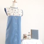 NAVY FLOWER DRESS