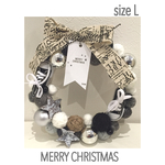 クリスマスニットリース Lサイズ