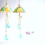 傘ピアス☂UMBRELLA Earrings *萌黄*