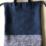 3点セットお客様特別オーダー品♪ネイビー体操着袋&上靴入れ♪リバティ