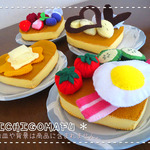 【再販！】デザート＆おかずパンケーキ　フェルトケーキ　おもちゃ･プレゼントにも！