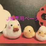 J様専用ページ