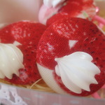 おやつは苺ショートケーキ　ヘアゴム〔送料無料〕