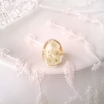 かすみ草の花束オーバルリング