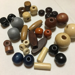 送料込み ウッドビーズ MIX