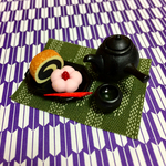 ミニチュア🍵和菓子とお茶セット